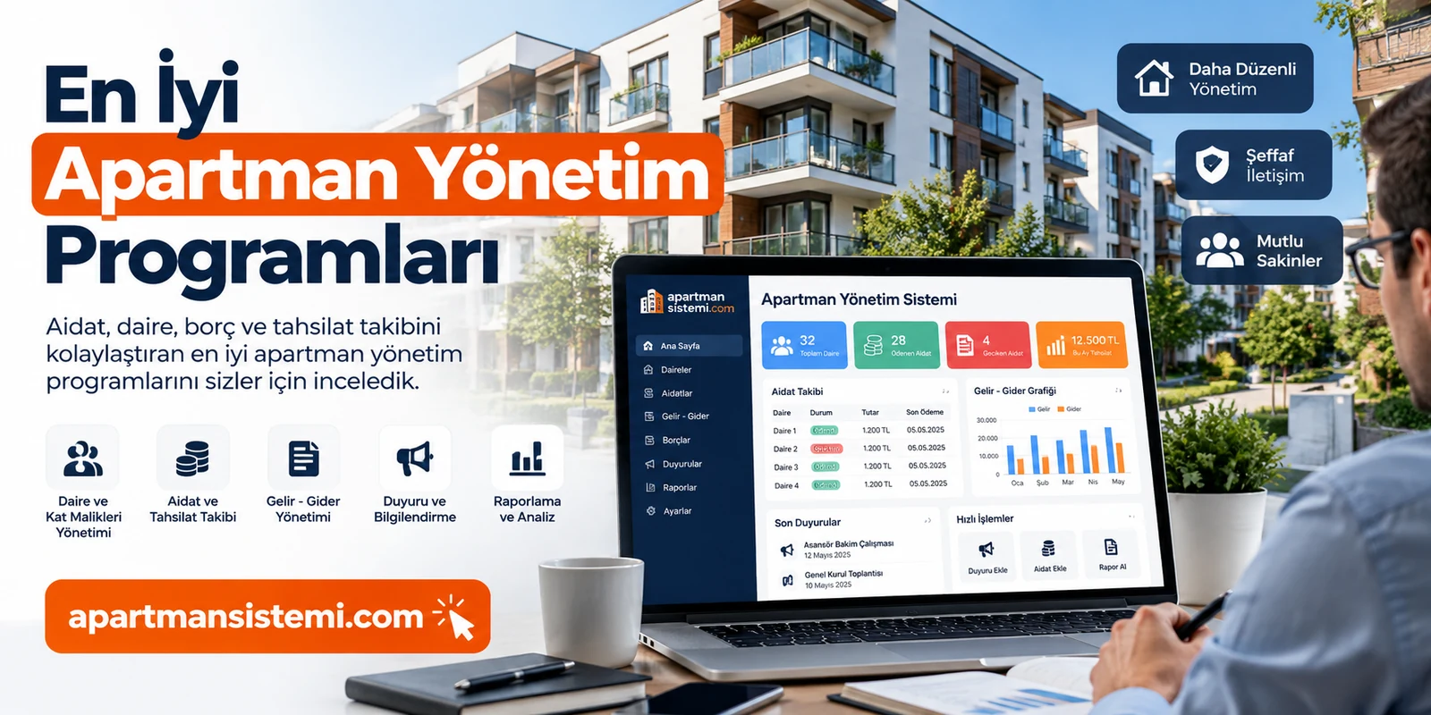 En İyi Apartman Yönetim Programları